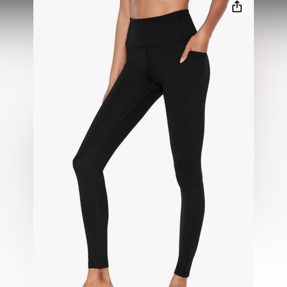 Victoria’s Secret Essential High Waisted Pocket Performance black leggings - Picture 1 of 4